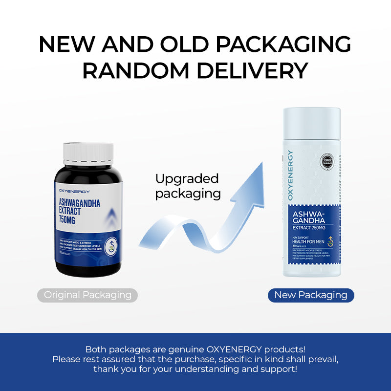 Ashwagandha Extract 750 mg -  Daily Energy Support