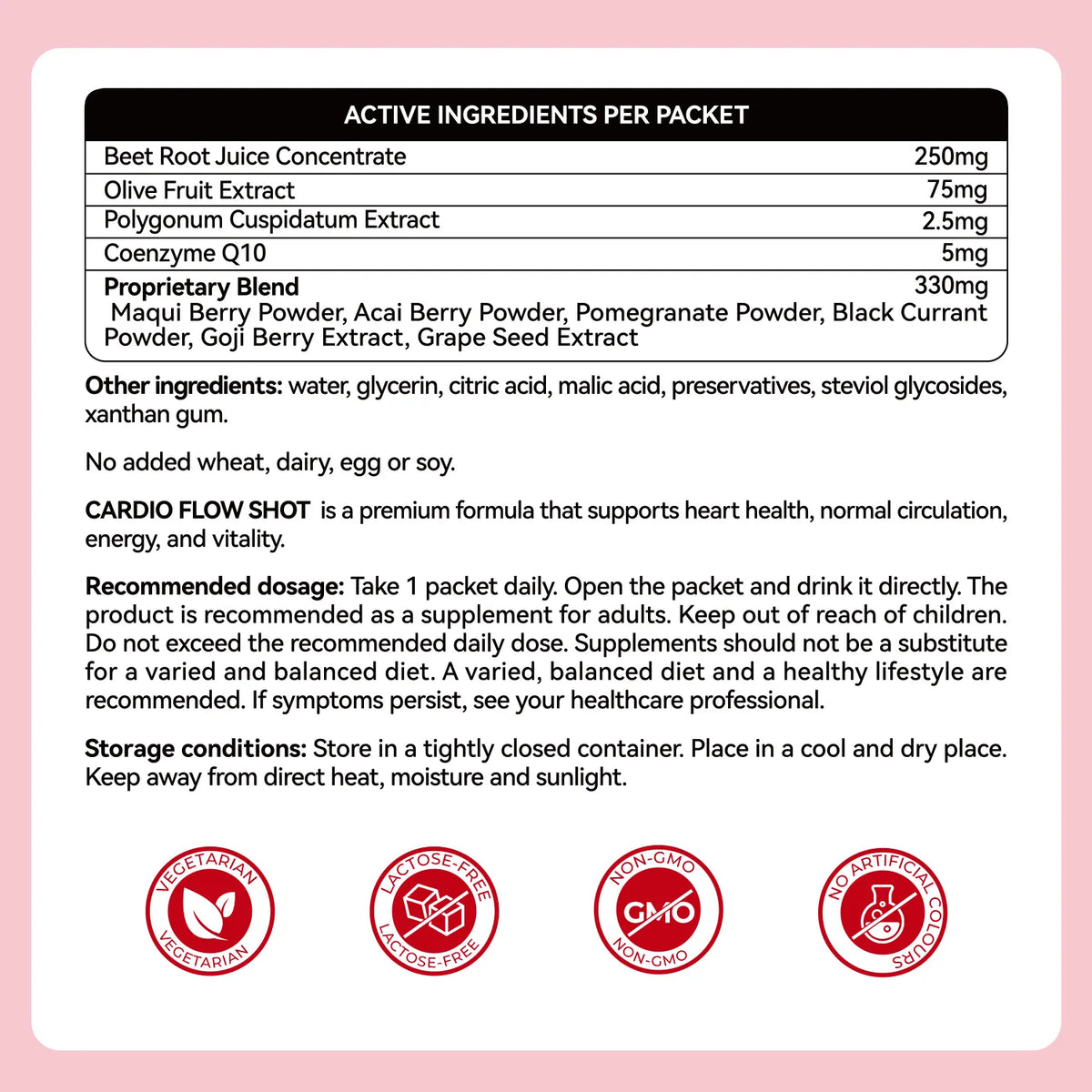 Cardio Flow Shot - Supports Circulatory & Heart Health