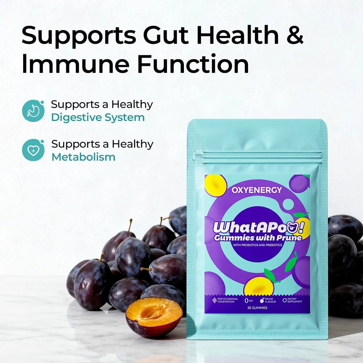WhatAPoo! Gummies with Prune