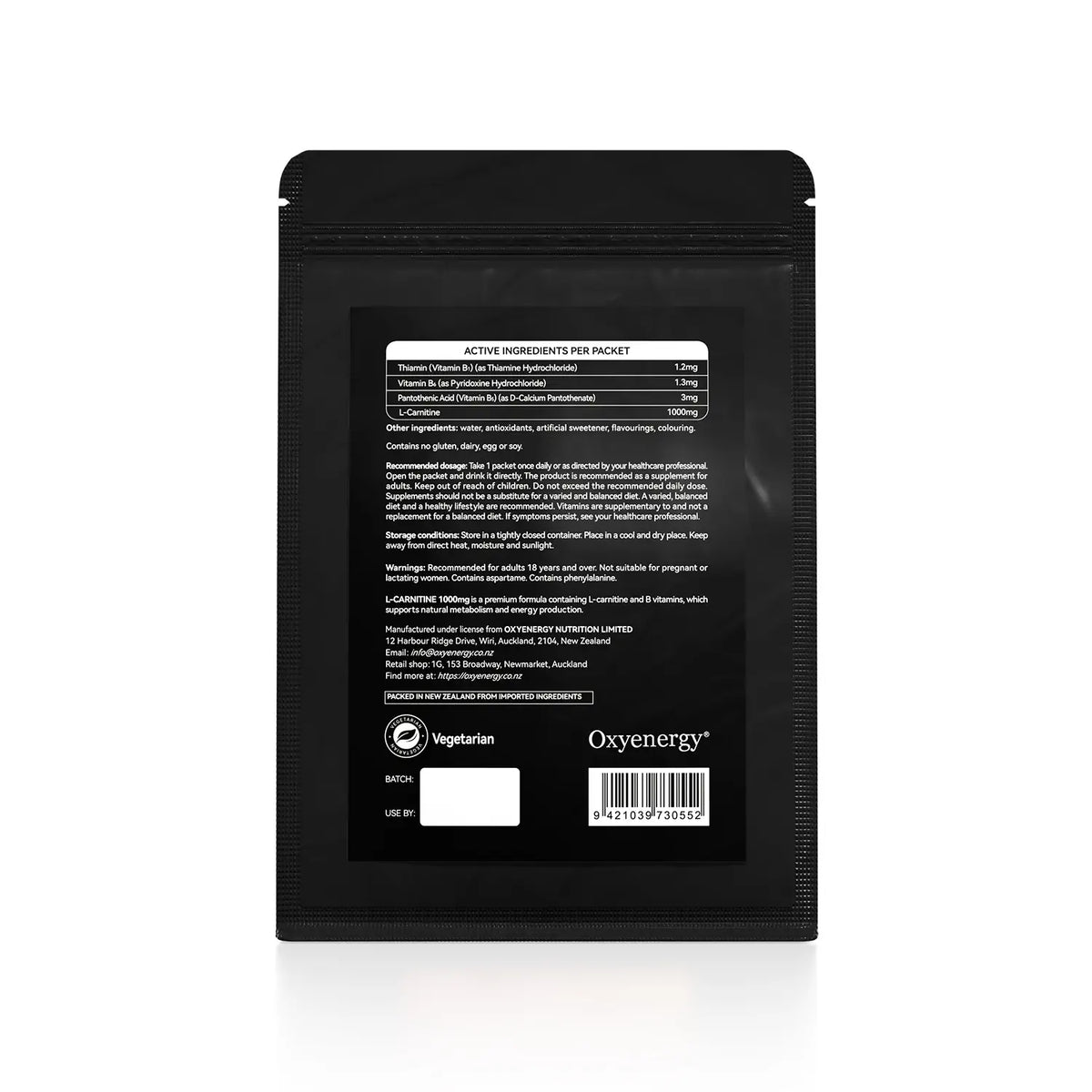 L-Carnitine 21000mg - More Energy Less Fat