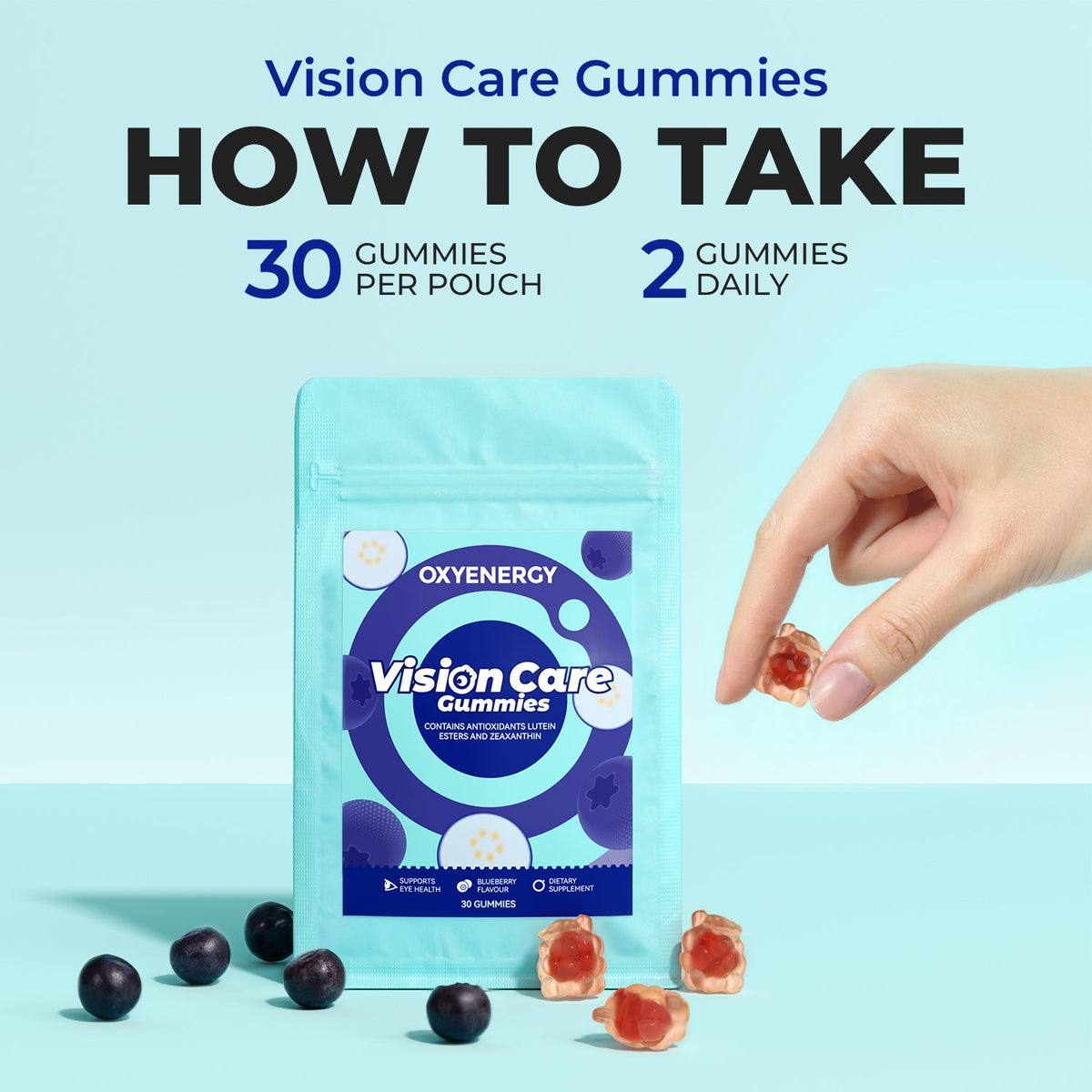 Vision Care Gummies - Supports Eye Health